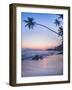 Palm Tree at Sunset on Tropical Mirissa Beach-Matthew Williams-Ellis-Framed Photographic Print