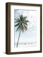 Palm Tree at the Beach 2-Photolovers-Framed Photographic Print