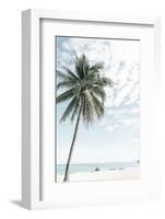 Palm Tree at the Beach 2-Photolovers-Framed Photographic Print