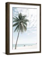 Palm Tree at the Beach 2-Photolovers-Framed Photographic Print