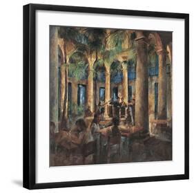 Palm Tree Cafe-Noemi Martin-Framed Giclee Print