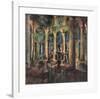 Palm Tree Cafe-Noemi Martin-Framed Giclee Print