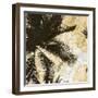 Palm Tree Gold 1-Kimberly Allen-Framed Art Print