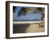 Palm Tree in Front, Kata Beach, Phuket, Thailand, Southeast Asia-Joern Simensen-Framed Photographic Print