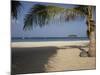 Palm Tree in Front, Kata Beach, Phuket, Thailand, Southeast Asia-Joern Simensen-Mounted Photographic Print
