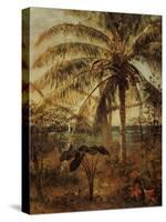 Palm Tree, Nassau, 1892-Albert Bierstadt-Stretched Canvas