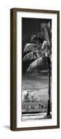 Palm Tree overlooking Downtown Miami - Florida-Philippe Hugonnard-Framed Photographic Print