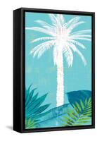 Palm Tree Paradise 1-Bella Dos Santos-Framed Stretched Canvas