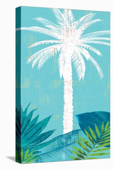 Palm Tree Paradise 1-Bella Dos Santos-Stretched Canvas