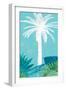 Palm Tree Paradise 1-Bella Dos Santos-Framed Art Print