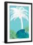 Palm Tree Paradise 2-Bella Dos Santos-Framed Art Print