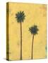 Palm Tree Silhouette-Jan Weiss-Stretched Canvas