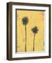 Palm Tree Silhouette-Jan Weiss-Framed Art Print