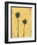 Palm Tree Silhouette-Jan Weiss-Framed Art Print