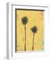 Palm Tree Silhouette-Jan Weiss-Framed Art Print