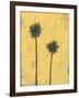 Palm Tree Silhouette-Jan Weiss-Framed Art Print