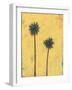 Palm Tree Silhouette-Jan Weiss-Framed Art Print