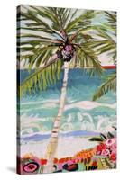 Palm Tree Wimsy I-Karen Fields-Stretched Canvas