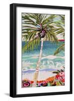 Palm Tree Wimsy I-Karen Fields-Framed Art Print