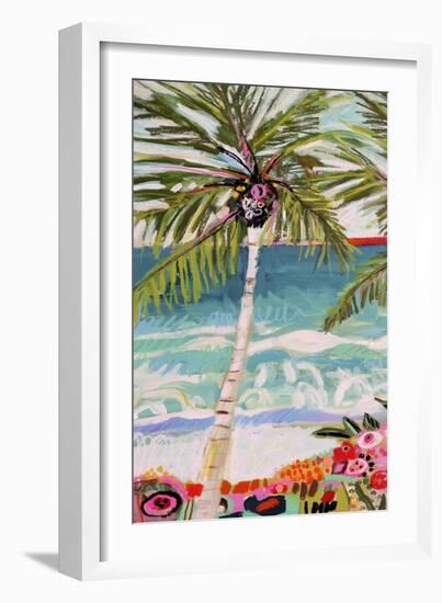 Palm Tree Wimsy I-Karen Fields-Framed Art Print