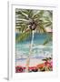 Palm Tree Wimsy I-Karen Fields-Framed Art Print