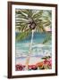 Palm Tree Wimsy I-Karen Fields-Framed Art Print