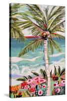 Palm Tree Wimsy II-Karen Fields-Stretched Canvas