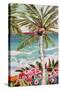 Palm Tree Wimsy II-Karen Fields-Stretched Canvas