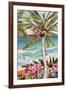 Palm Tree Wimsy II-Karen Fields-Framed Art Print