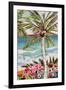 Palm Tree Wimsy II-Karen Fields-Framed Art Print