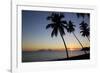 Palm Trees and Beach at Sunset-Frank Fell-Framed Photographic Print