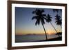 Palm Trees and Beach at Sunset-Frank Fell-Framed Photographic Print