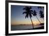 Palm Trees and Beach at Sunset-Frank Fell-Framed Photographic Print