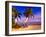 Palm Trees and Beach Chairs, Florida Keys, Florida, USA-Terry Eggers-Framed Premium Photographic Print