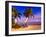 Palm Trees and Beach Chairs, Florida Keys, Florida, USA-Terry Eggers-Framed Premium Photographic Print