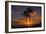 Palm Trees and Setting Sun, Kauai Hawaii-Vincent James-Framed Premium Photographic Print