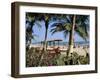 Palm Trees and Tourists, Bakau Beach, the Gambia, West Africa, Africa-J Lightfoot-Framed Photographic Print