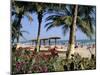 Palm Trees and Tourists, Bakau Beach, the Gambia, West Africa, Africa-J Lightfoot-Mounted Photographic Print