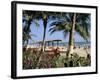 Palm Trees and Tourists, Bakau Beach, the Gambia, West Africa, Africa-J Lightfoot-Framed Photographic Print