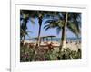 Palm Trees and Tourists, Bakau Beach, the Gambia, West Africa, Africa-J Lightfoot-Framed Photographic Print