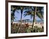 Palm Trees and Tourists, Bakau Beach, the Gambia, West Africa, Africa-J Lightfoot-Framed Photographic Print
