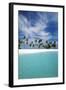 Palm Trees and Tropical Beach, Maldives, Indian Ocean, Asia-Sakis Papadopoulos-Framed Photographic Print