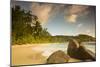 Palm Trees and Tropical Beach, Southern Mahe, Seychelles-Jon Arnold-Mounted Photographic Print