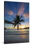 Palm Trees and Tropical Beach, Southern Mahe, Seychelles-Jon Arnold-Stretched Canvas