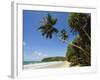 Palm Trees and West Point of the South Coast Whale Watch Surf Beach at Mirissa, Near Matara, Southe-Robert Francis-Framed Photographic Print