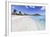 Palm Trees and White Sand Surround the Turquoise Caribbean Sea, Ffryes Beach, Antigua-Roberto Moiola-Framed Photographic Print