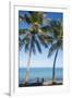 Palm trees, Anse Vata beach, Noumea, New Caledonia, Pacific-Michael Runkel-Framed Photographic Print