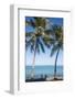 Palm trees, Anse Vata beach, Noumea, New Caledonia, Pacific-Michael Runkel-Framed Photographic Print