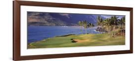 Palm Trees at Seaside, Kiele Course, Number 13, Kauai Lagoons Golf Club, Lihue, Hawaii, USA-null-Framed Photographic Print