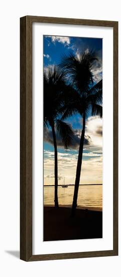 Palm Trees at Sunset - Florida-Philippe Hugonnard-Framed Photographic Print